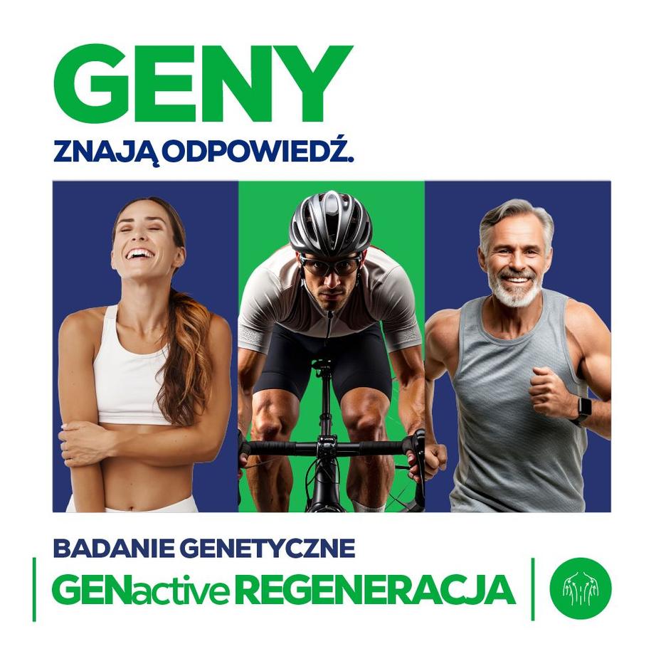 Pakiet badań genetycznych GENactive Regeneracja z telekonsultacją lekarską