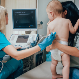 Ultrasound of hip joints in children